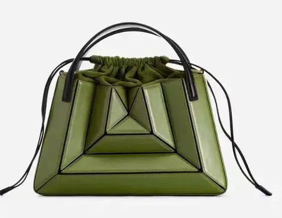 Amber Color-Block Bag
