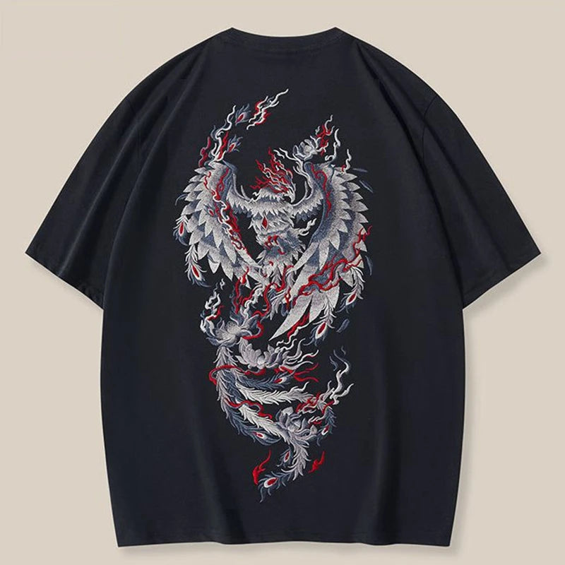 Sakura Embroidered T-Shirt
