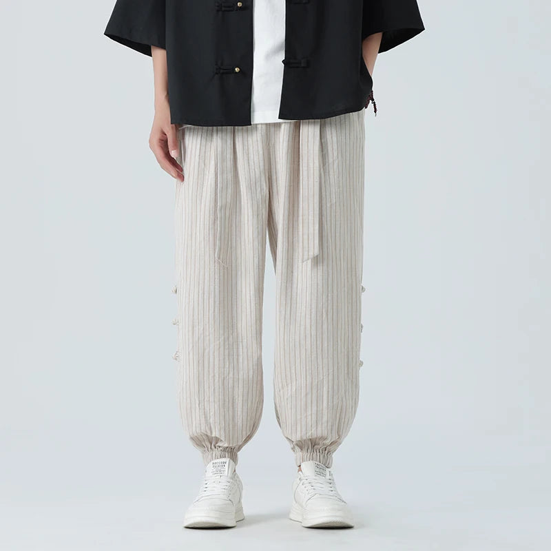Oriental Cotton Pants