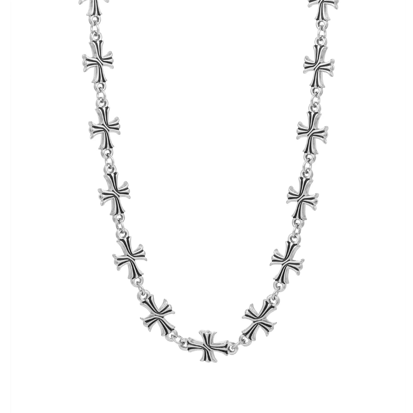 Silver Cross Bracelet