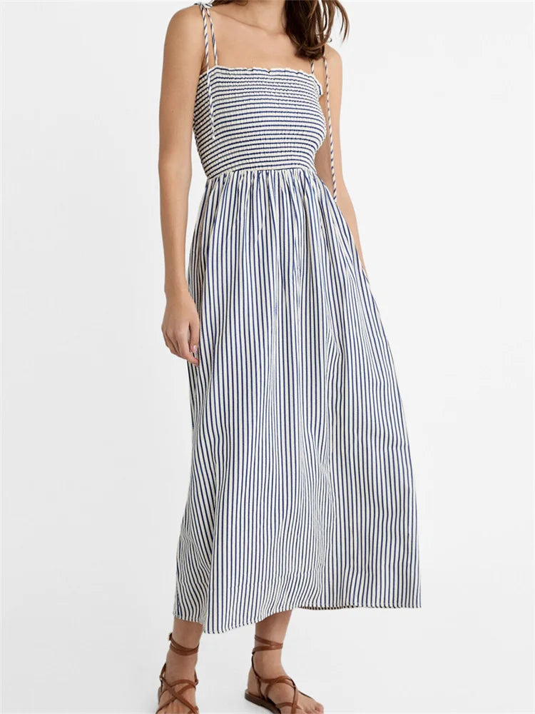Midi Striped Sundress