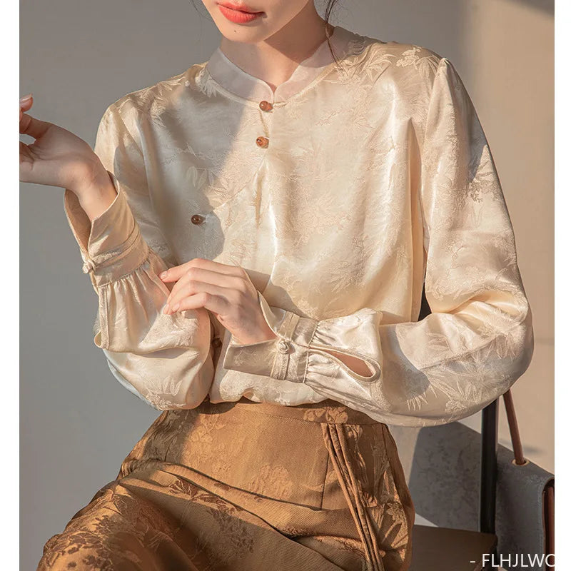 Daiyu Silky Long-Sleeve