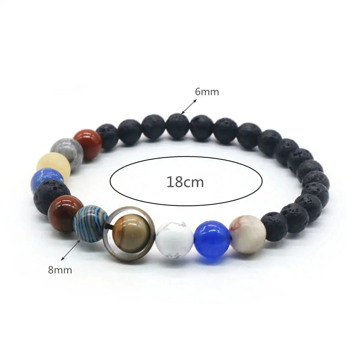 Celestial Orbit - Natural Stone Bracelet