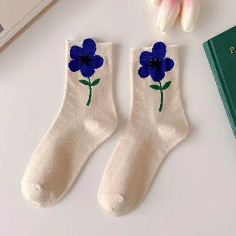 Kawaii Spring Mid Tube Socks