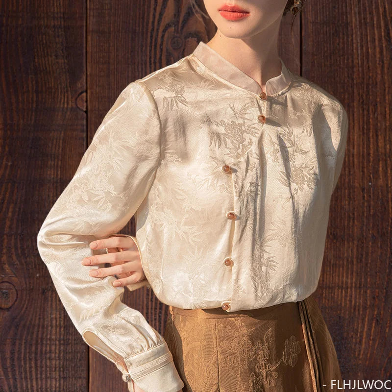 Daiyu Silky Long-Sleeve