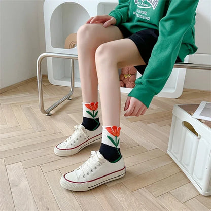 Kawaii Spring Mid Tube Socks