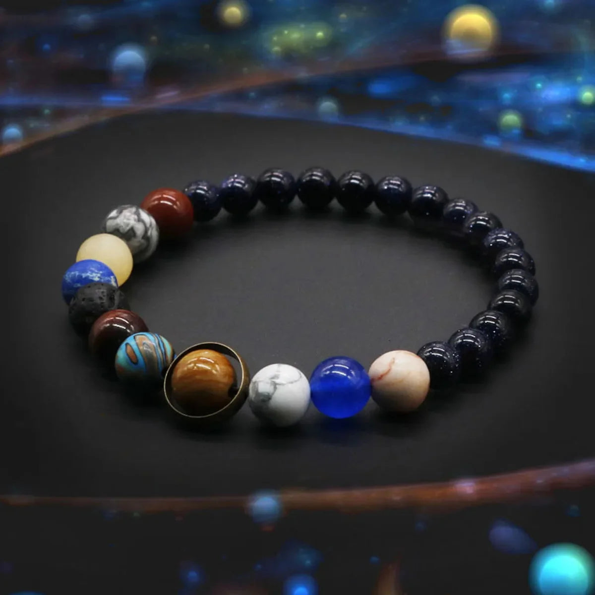 Celestial Orbit - Natural Stone Bracelet