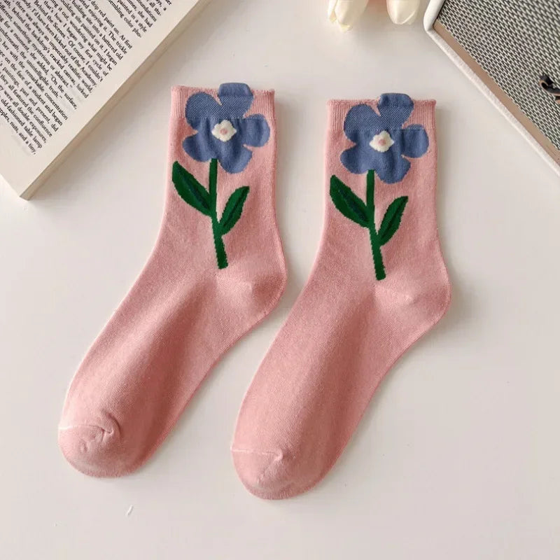 Kawaii Spring Mid Tube Socks